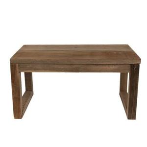 Clayre & Eef Plantentafeltje 38x18x19 cm Bruin Hout Rechthoek