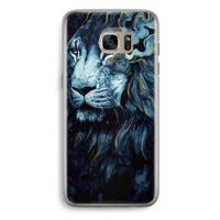 Darkness Lion: Samsung Galaxy S7 Edge Transparant Hoesje