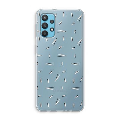 Hipster stripes: Samsung Galaxy A32 4G Transparant Hoesje