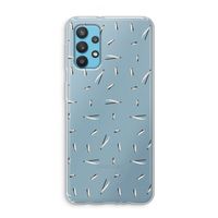 Hipster stripes: Samsung Galaxy A32 4G Transparant Hoesje