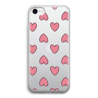 Ondersteboven verliefd: iPhone SE 2020 Transparant Hoesje