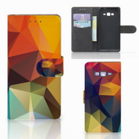 Samsung Galaxy Grand Prime | Grand Prime VE G531F Book Case Polygon Color - thumbnail