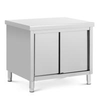 RVS keukenkast met werkblad - 100 x 80 cm - 500 kg - Royal Catering RVS keukenkast met werkblad - 100 x 80 cm - 500 kg - Royal Catering