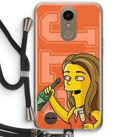 Jamie Lee Simpson: LG K10 (2017) Transparant Hoesje met koord