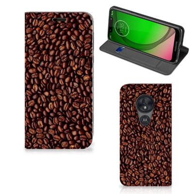 Motorola Moto G7 Play | Flip Style Cover | Koffiebonen