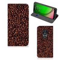 Motorola Moto G7 Play | Flip Style Cover | Koffiebonen