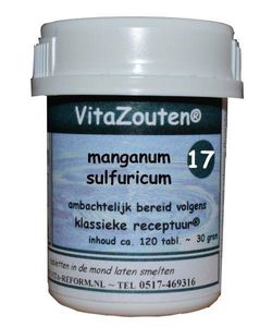 Manganum sulfuricum VitaZout nr. 17