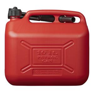 Pro Plus jerrycan/benzinetank - rood - 10 liter - Voor benzine/diesel