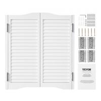 VEVOR Saloondeur Draaideur Scharnierdeur Grenenhout Gebogen 900x28x900mm Wit VEVOR Saloondeur Draaideur Scharnierdeur Grenenhout Gebogen 900x28x900mm Wit