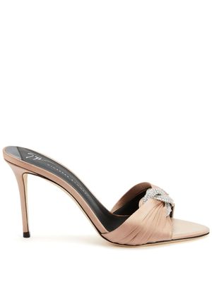 Giuseppe Zanotti sandales Monike Knot 90 mm - Tons neutres