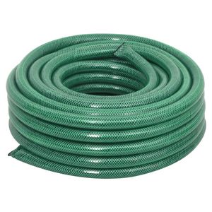 The Living Store Tuinslang Groen - 100m - PVC - 3-laags versterkte stof - 19mm binnen diameter