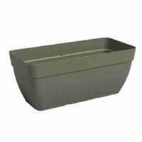 Plantenbak - Kunststof - Droog groen - Rechthoekig - L57,9 x D37 x H33,5cm - ARTEVASI