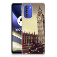Motorola Moto G51 5G | Silliconen Back Cover | Londen