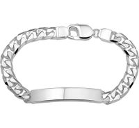 TFT Graveerarmband Zilver Gourmet Plaat 8 mm 20 cm - thumbnail