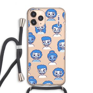 Gezichtjes: iPhone 11 Pro Max Transparant Hoesje met koord