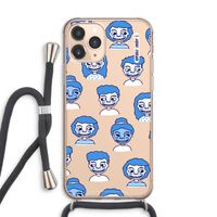 Gezichtjes: iPhone 11 Pro Max Transparant Hoesje met koord