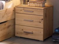 Nachtkastje SCARLETT 3 lades artisan eik Nachtkastje SCARLETT 3 lades artisan eik