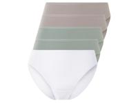 esmara 5 dames slips (grijs/mint/wit, M (40/42))