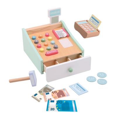 Joueco houten kassa met scanner
