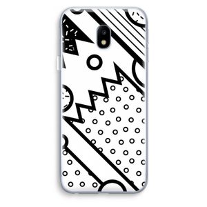 Pop Art #4: Samsung Galaxy J3 (2017) Transparant Hoesje