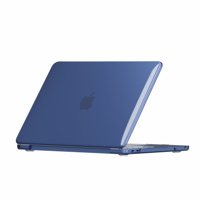 Lunso MacBook Neo cover hoes - case - Glanzend Indigo