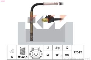 KW Sensor uitlaatgastemperatuur 422 081