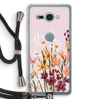 Painted wildflowers: Sony Xperia XZ2 Compact Transparant Hoesje met koord