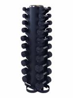 Lifemaxx Dumbell toren met fixed dumbbellset 1 t/m 10 kg - thumbnail