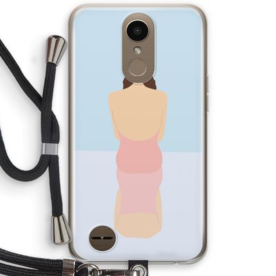 Mirror: LG K10 (2017) Transparant Hoesje met koord