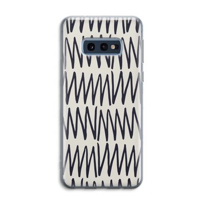 Marrakech Zigzag: Samsung Galaxy S10e Transparant Hoesje