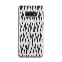 Marrakech Zigzag: Samsung Galaxy S10e Transparant Hoesje Marrakech Zigzag: Samsung Galaxy S10e Transparant Hoesje
