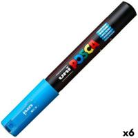 Markeerstift POSCA PC-1M Blauw Licht Blauw (6 Stuks)