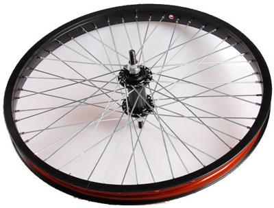 Voorwiel 20 x 1.75" Freestyle aluminium 48 spaaks - zwart