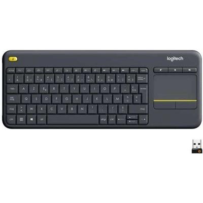 LOGITECH K400 Plus multimedia tv-toetsenbord - AZERTY - Draadloos - Touchpad