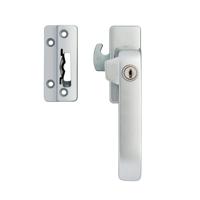 AXA 3329 Veiligheids raamsluiting F1 met cilindersluiting, nok en haakschoot opbouw rechtsdraaiend - 3329-51-91/GE