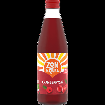 Zonnatura Biologische Cranberrysap 330 ml bij Jumbo