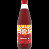 Zonnatura Biologische Cranberrysap 330 ml bij Jumbo