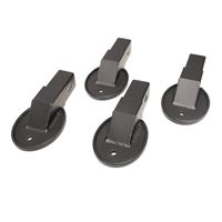 Krachtapparatuur accessoire - PowerTec Footplate WB-FPA - set van 4 st