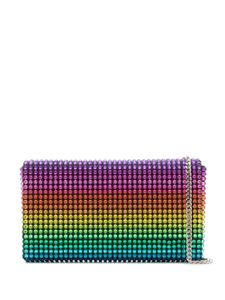 Amina Muaddi pochette Paloma à ornements en cristal - Jaune