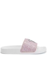 Giuseppe Zanotti sandales Brett à paillettes - Rose