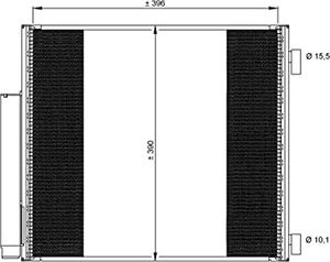 Condensor, airconditioning 35859