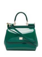 Dolce & Gabbana sac porté épaule Sicily en cuir - Vert