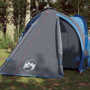 Tent 2-persoons 320x140x120 cm 185T taft blauw