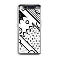 Pop Art #4: Samsung Galaxy A80 Transparant Hoesje