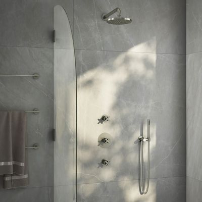 Hotbath Get Together IBS3GN inbouwdouche geborsteld nikkel Hotbath Get Together IBS3GN inbouwdouche geborsteld nikkel