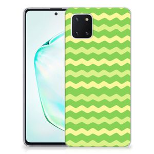 Samsung Galaxy Note 10 Lite TPU bumper Waves Green