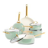 Padova Reserve Muntgroen 10-delige pannenset