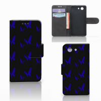 Sony Xperia Z3 Compact Telefoon Hoesje Vlinder Patroon - thumbnail