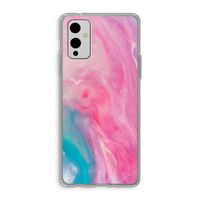 Roze explosie: OnePlus 9 Transparant Hoesje