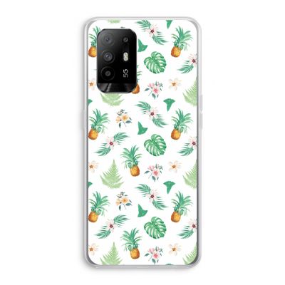 Ananas bladeren: Oppo A95 5G Transparant Hoesje